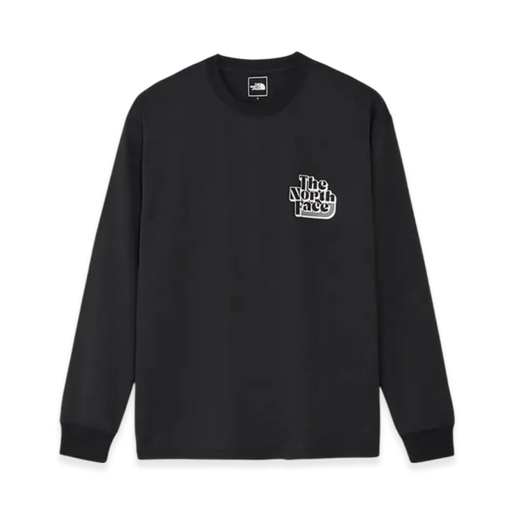 The North Face Long Sleeve Free Run Graphic Crew "Black"