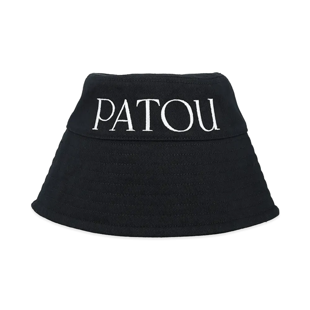 PATOU Women's Canvas Hat "Black"
