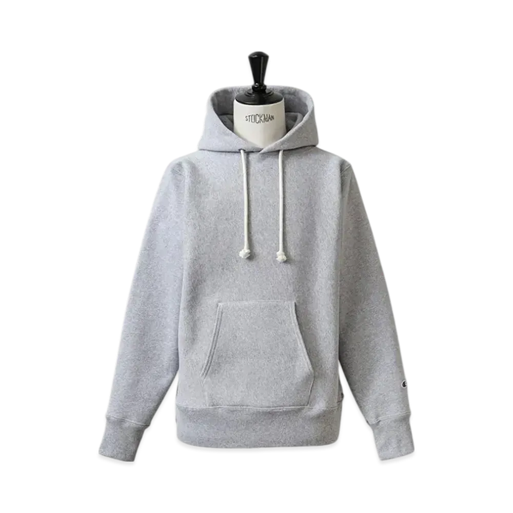 Champion Reverse Weave Hooded Sweatshirt 12.5oz "Oxford Gray"