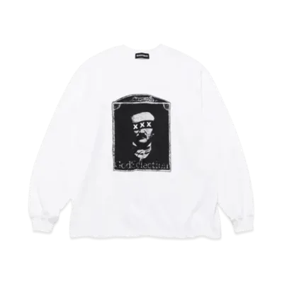 GOD SELECTION XXX Long Sleeve T-shirt GX-A25-LT-05 "White"