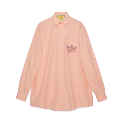 adidas x GUCCI Fil A Fil Shirt "Pink"