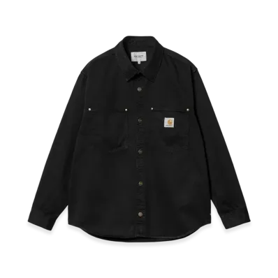 Carhartt WIP Derby Shirt Jacket "Black Garment Dyed"
