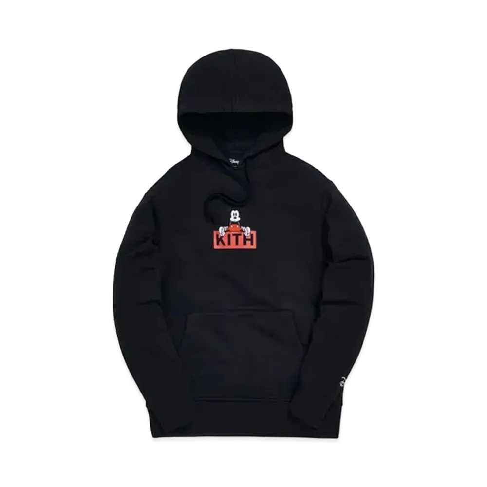 KITH Disney Sitting Classic Logo Mickey Hoodie "Black"
