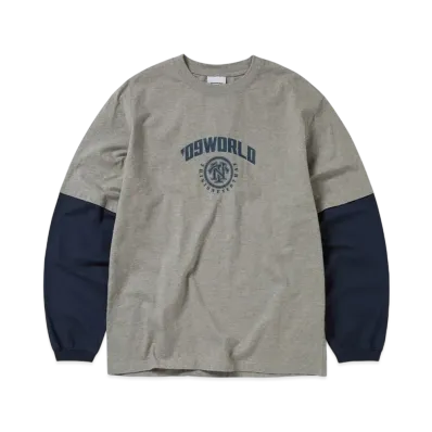 thisisneverthat Layered L/S Tee "Dark Heather Grey"