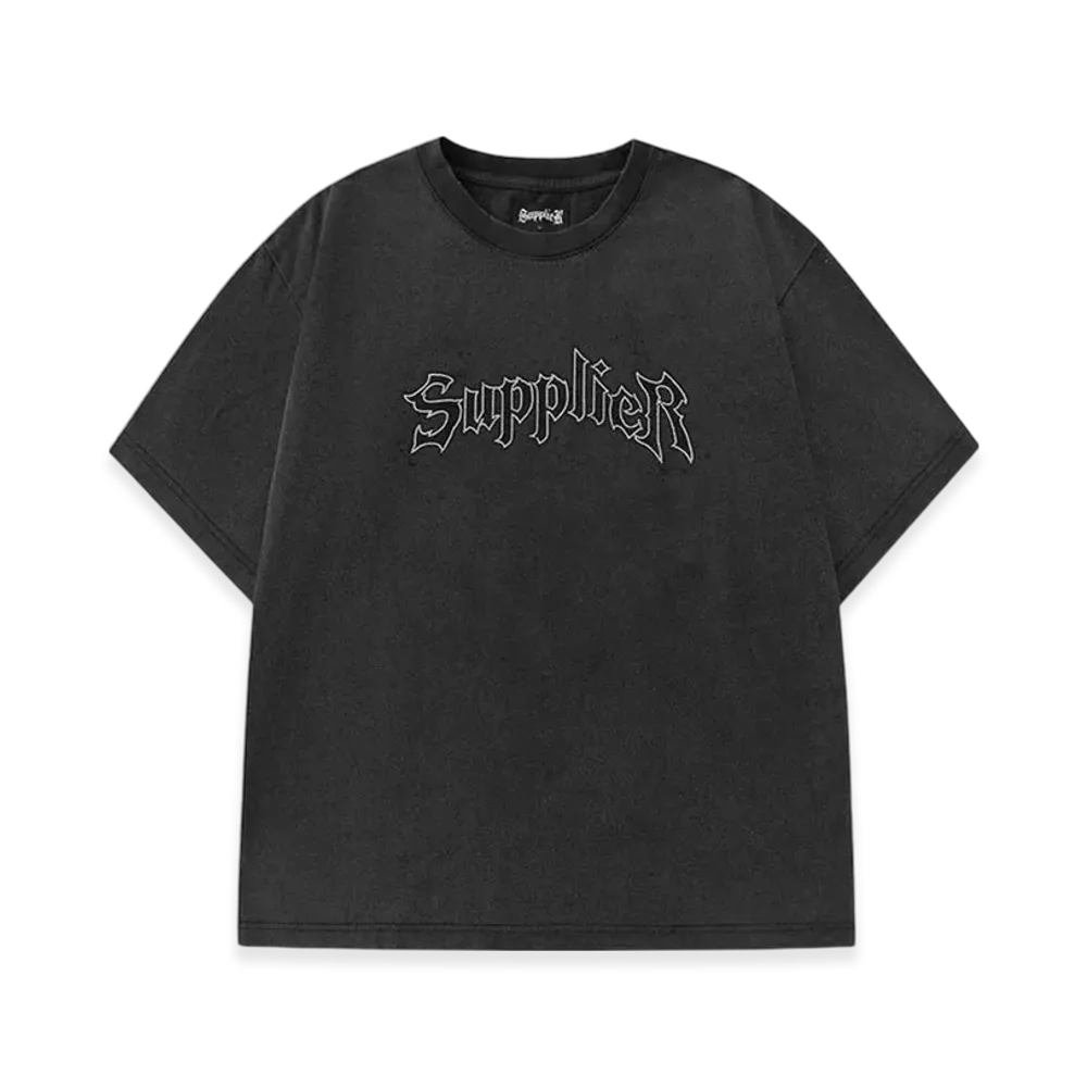 Supplier Splash Rhinestone Iron Logo Tee "Black"