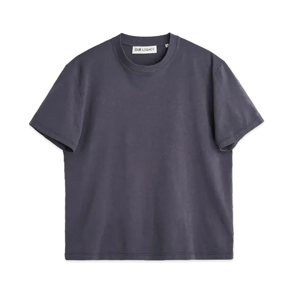 OUR LEGACY Hover T-Shirt Dry Crepe "Purple"