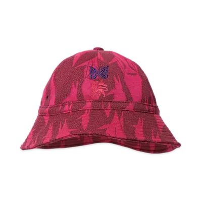 NEEDLES x Sasquatchfabrix. Bucket Hat "Origami Crane" "Red"