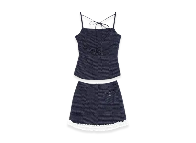 ANDMARY Women's Emmie Dot Set Up "Navy"