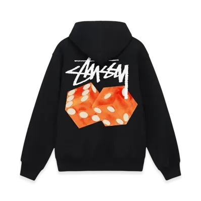 Stussy Diced Out Hoodie "Black"