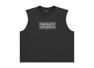 BlackEyePatch Barbed Wire Logo Sleeveless Tee "Washed Black"