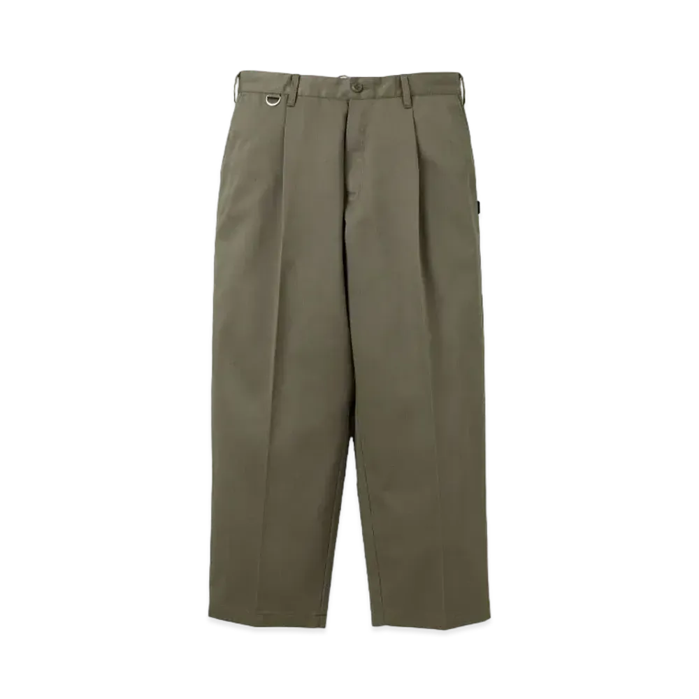 NEIGHBORHOOD x Dickies . Tuck Wide Pants "Olive Drab"