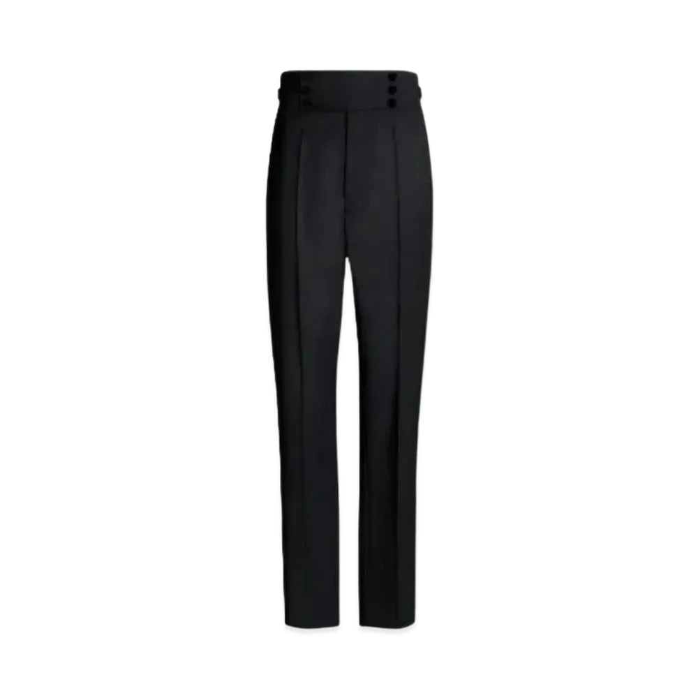 Maison Margiela Wool Tapered Trousers "Black"