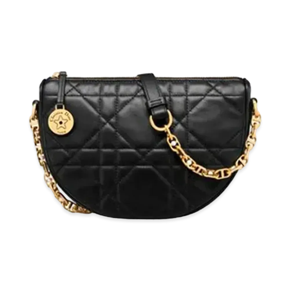 Dior Diorstar Callisto Bag Macrocannage Lambskin "Black"