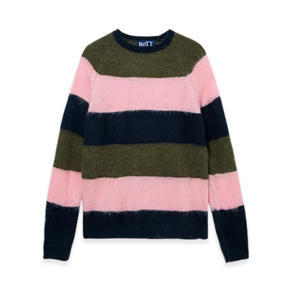 BoTT Striped Mohair Knit "Pink"