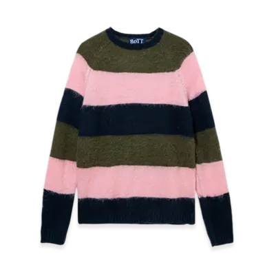BoTT Striped Mohair Knit "Pink"