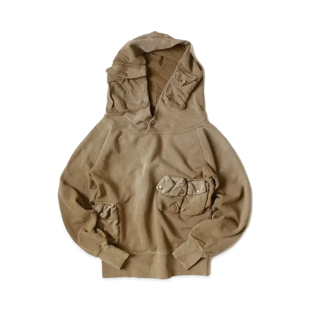 KAPITAL BACK HAIR ALPINE FOOD SWEAT "Gold"