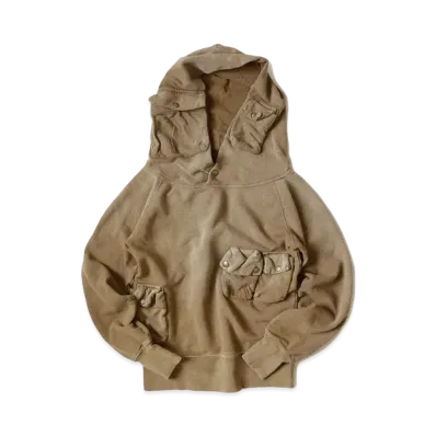 KAPITAL BACK HAIR ALPINE FOOD SWEAT "Gold"