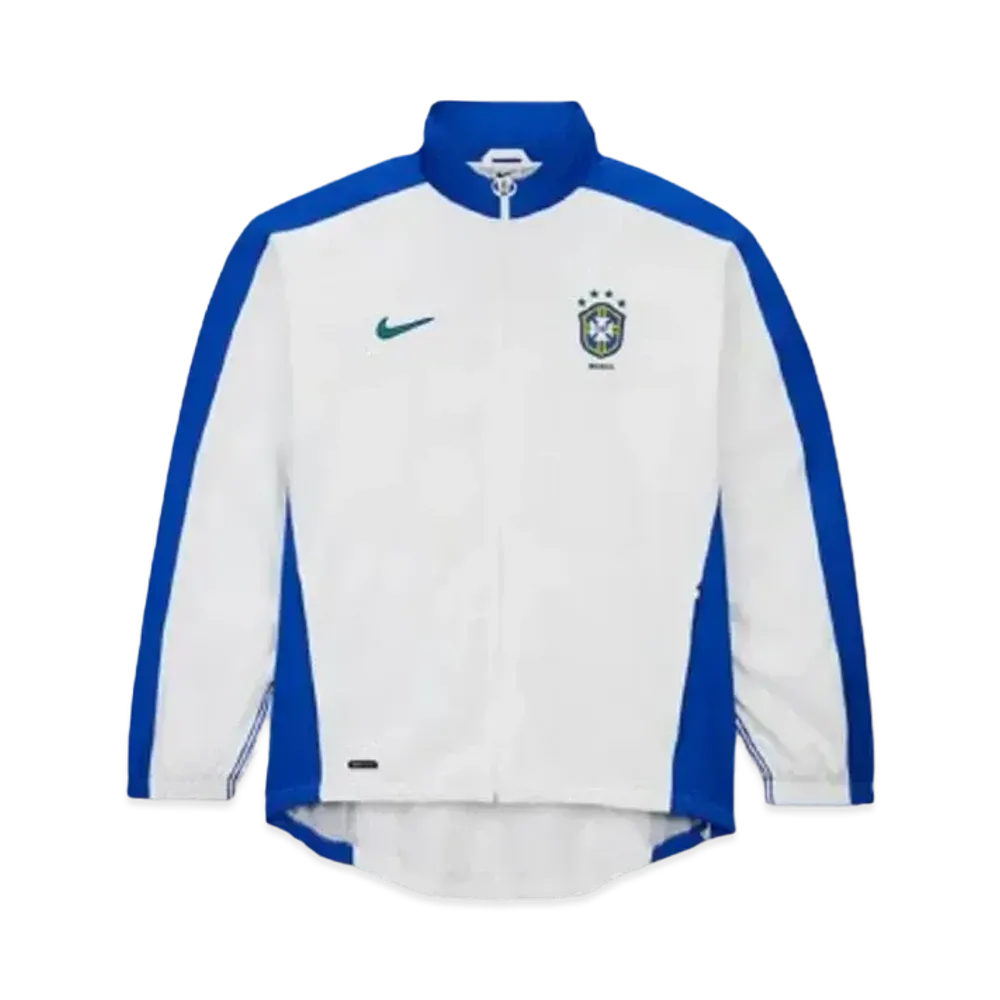 Nike Brazil 1998 Reissue Men's Soccer Replica Track Jacket "White"