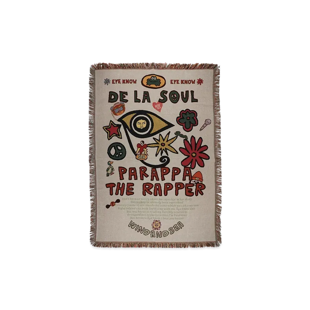 WIND AND SEA x PaRappa the Rapper x DE LA SOUL Blanket "Multi"
