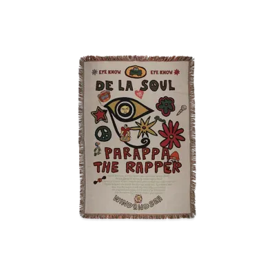WIND AND SEA x PaRappa the Rapper x DE LA SOUL Blanket "Multi"