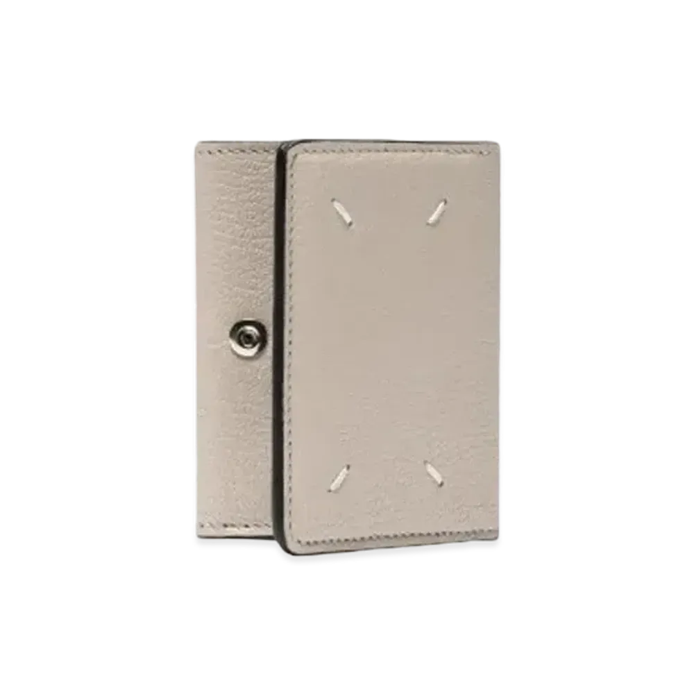 Maison Margiela Four Stitches Pocket Wallet "Greige/Black"