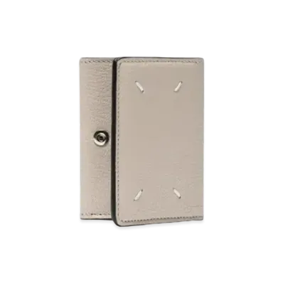 Maison Margiela Four Stitches Pocket Wallet "Greige/Black"