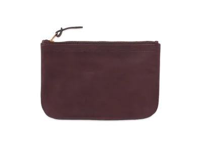 visvim Leather Travel Pouch "Burgundy"
