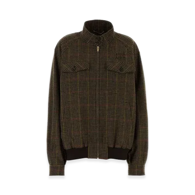 MIU MIU Women's Embroidered Wool Jacket "Camel"
