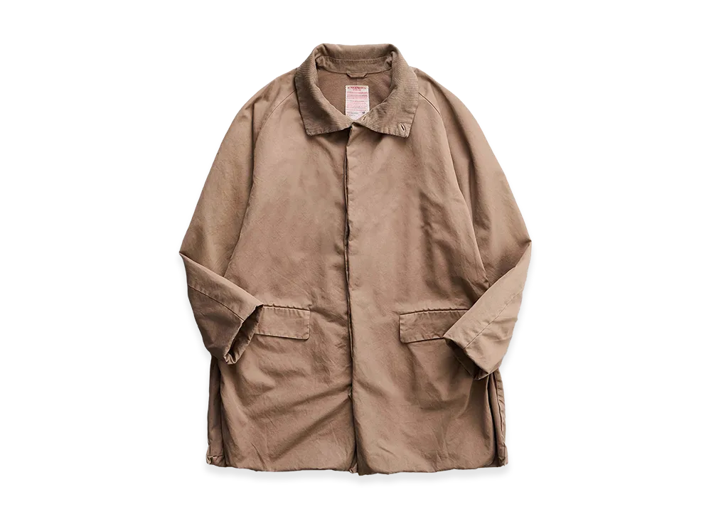 NICENESS E.Calder Premium Pima Twill Rover Coat "Beige"