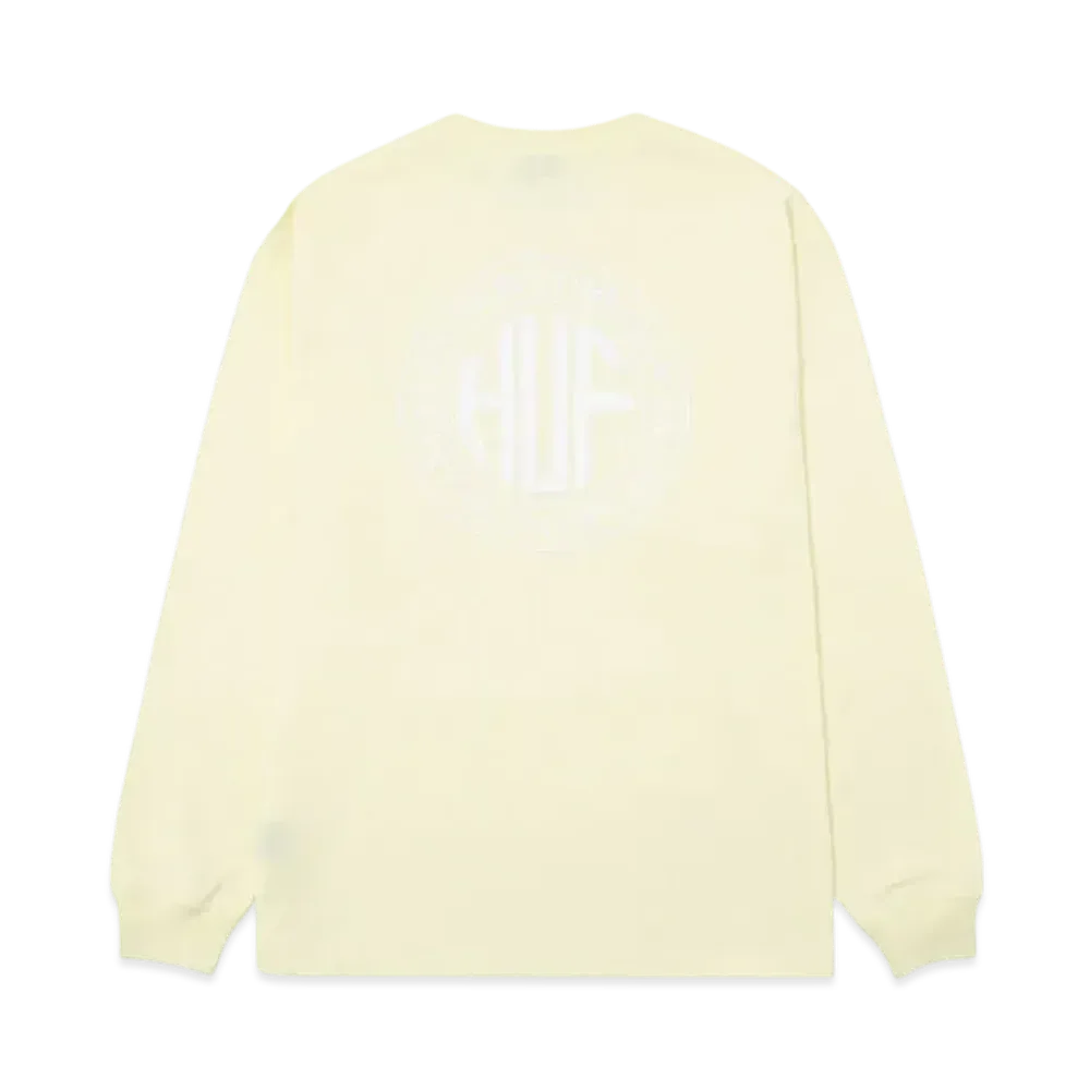 HUF Regional LS Tee "Pale Yellow"