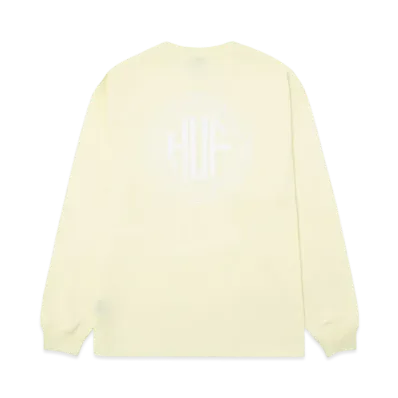 HUF Regional LS Tee "Pale Yellow"