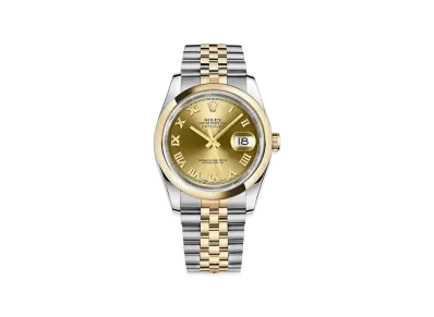 ROLEX Datejust 36 "Champagne Roman/Stainless Steel/Yellow Gold"