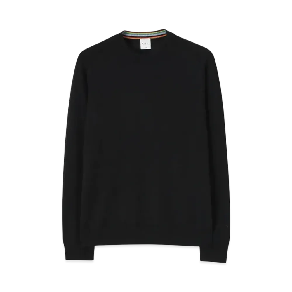 Paul Smith Fine Gauge Crew Neck Knit "Black"
