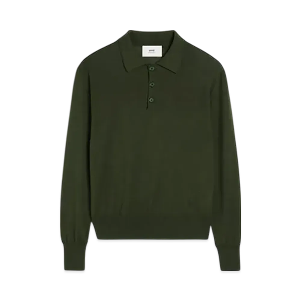 AMI PARIS Ami de Coeur Polo "Loden"