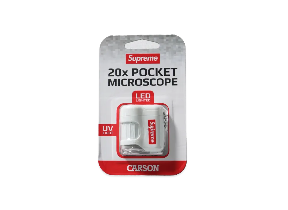 Supreme / Raymay Pocket Microscope Keychain "White"