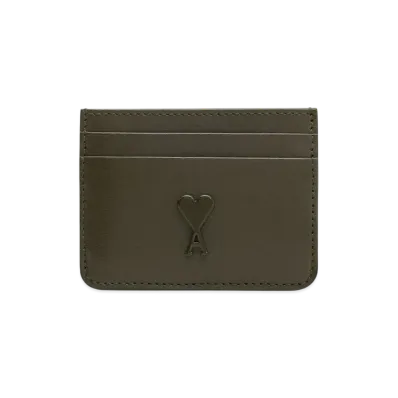 AMI PARIS Amidookur Card Holder "OliveNoire"