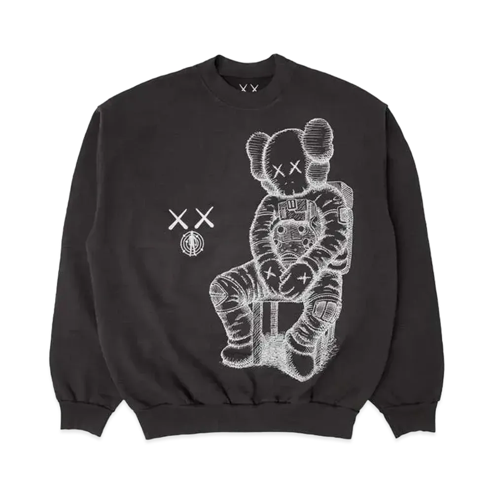 KAWS FOR KID CUDI CREWNECK I "Black"