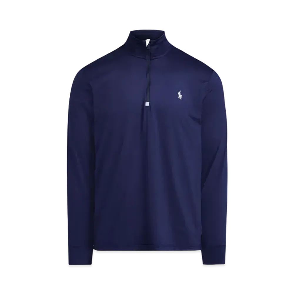 Polo Ralph Lauren Performance Jersey Quarter-Zip Pullover "Navy"