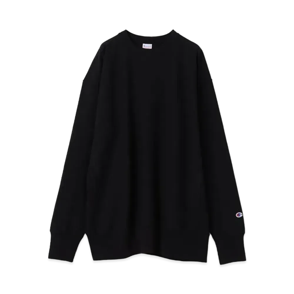 Champion x BEAMS / Exclusive Loose Fit Long Sleeve T-shirt "Black"