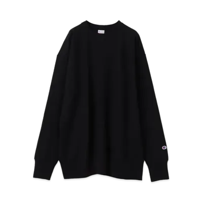 Champion x BEAMS / Exclusive Loose Fit Long Sleeve T-shirt "Black"