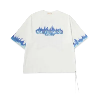mastermind WORLD Boxy Frame Tee "White (Orange)"