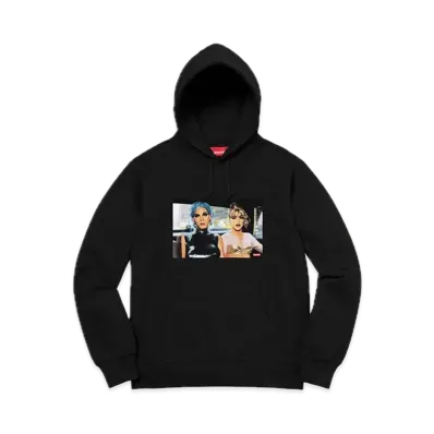Supreme Nan Goldin Misty and Jimmy Paulette Hooded Sweatshirt "Black"