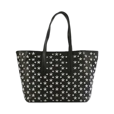 Jimmy Choo Star Studs Tote Bag "Black"