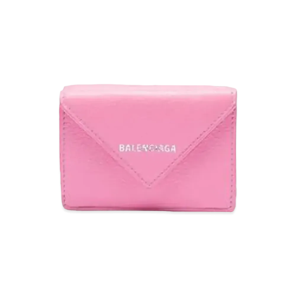 BALENCIAGA Papier Mini Wallet "Rose Boudoir"