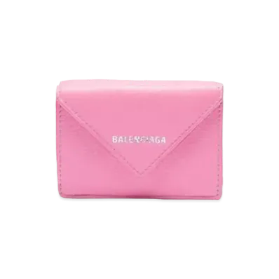 BALENCIAGA Papier Mini Wallet "Rose Boudoir"