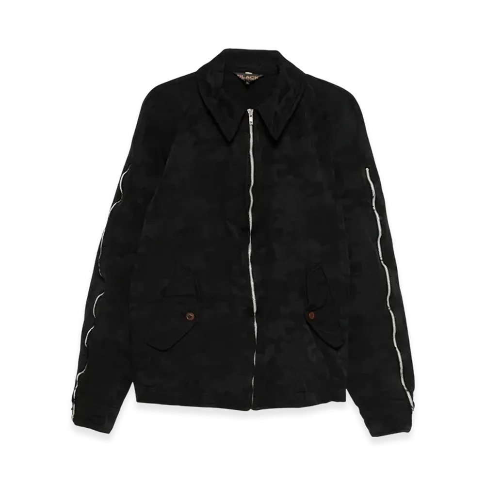 BLACK COMME des GARCONS Pattern Jacquard Jacket "Gray"