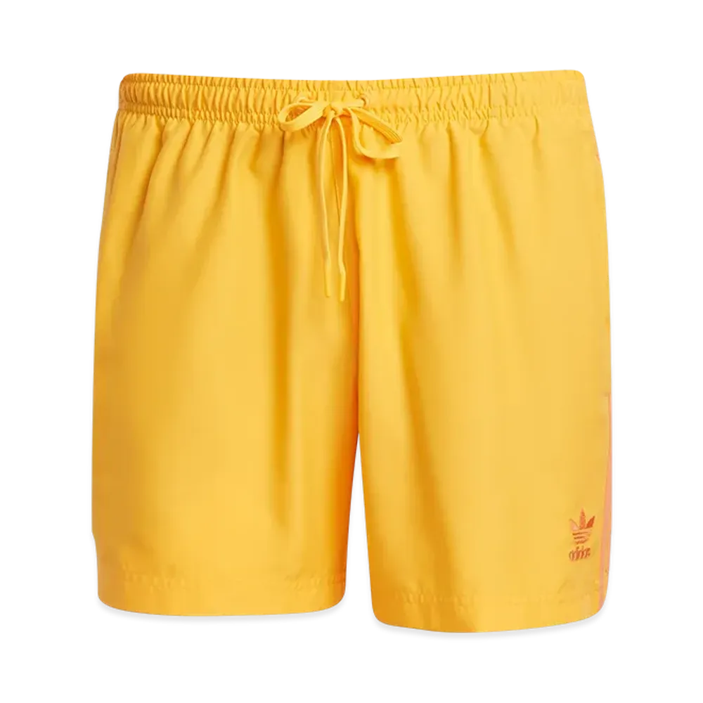 adidas Adicolor Three Stripes Swim Shorts "Real Gold"