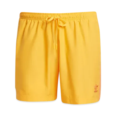 adidas Adicolor Three Stripes Swim Shorts "Real Gold"