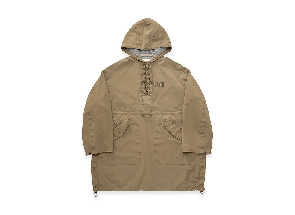 visvim Chinook Poncho 3L DMGD "Khaki"