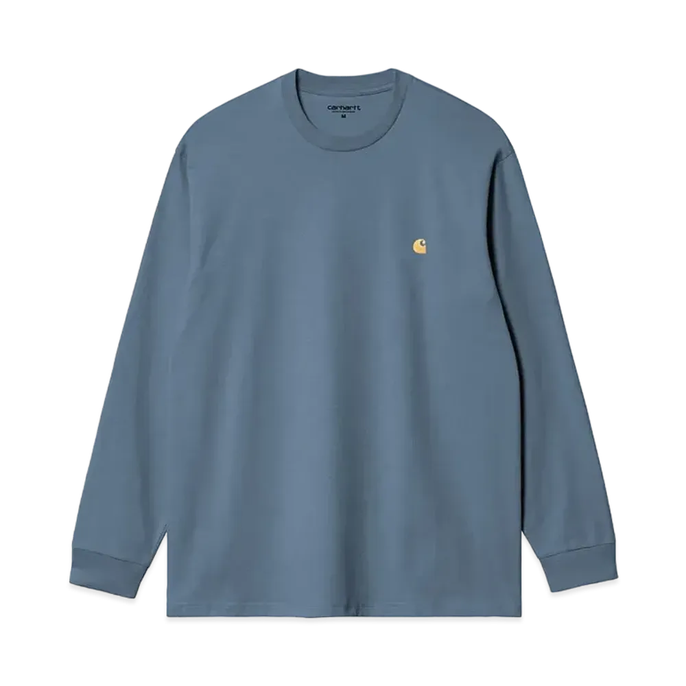 Carhartt WIP L/S Chase T-Shirt "Positano/Gold"